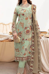 Chevron by Ramsha Unstitched 3 Piece Chiffon Vol-07 Suit-A-710