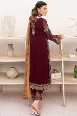 Chevron by Ramsha Unstitched 3 Piece Chiffon Vol-07 Suit-A-712