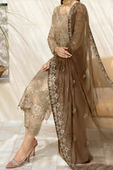 Chevron By Ramsha Unstitched 3 Piece Luxury Chiffon Vol-09 Collection'2024-A-904
