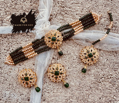 Made For Her-Nureh Delicate Choker Set - KAHD1010
