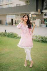 Dhaga Stitched 2 Piece Co-ords Set-Blushe