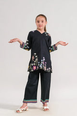 Dhaga Stitched 2 Piece Summer Collection'2025-Floral Nocturne