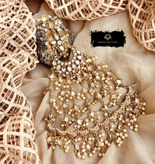 Made For Her-Golden Grandeur Jumbo Jhumer - KMW071