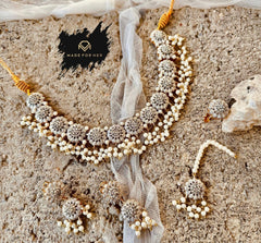 Made For Her-Graceful Aura Necklace Set - RAYN1008