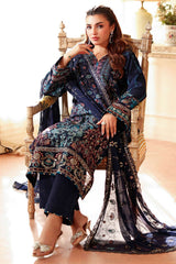 Aangan by Ramsha Unstitched 3 Piece Raw Silk Vol-02 Suit-AA-201