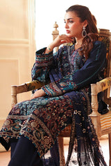Aangan by Ramsha Unstitched 3 Piece Raw Silk Vol-02 Suit-AA-201