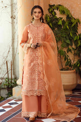 Mina Kumari by Aabyaan Unstitched 3 Piece Chikankari Eid Collection'2023-AB-01