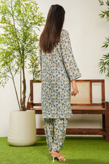Aizal Stitched 2 Piece Co Ords Prints Collection'2025-A-C-679-SKIN