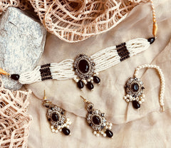 Made For Her-Pearl Dream Choker Set - KSH1052