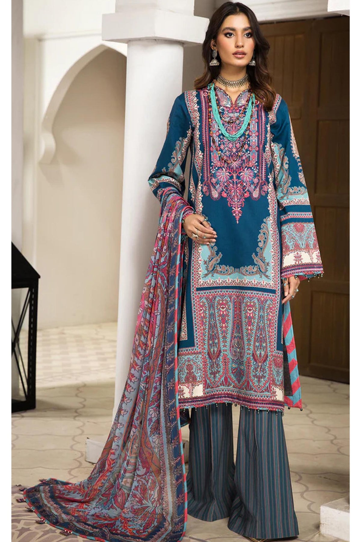 Nazafreen by Anaya Unstitched 3 Piece Emb Cambric Collection'2022-AEC22-05