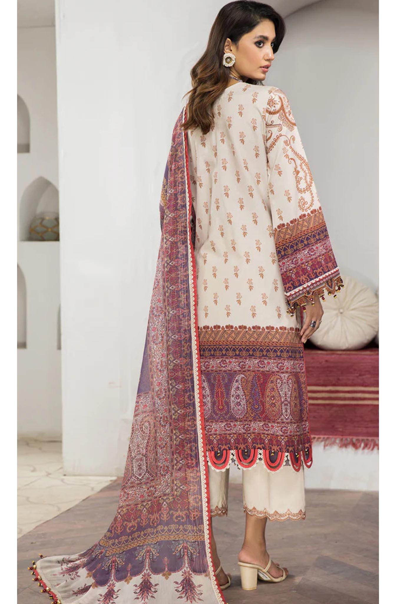 Nazafreen by Anaya Unstitched 3 Piece Emb Cambric Collection'2022-AEC22-09