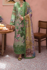 The Painted Garden By Afrozeh Unstitched 3 Piece Emb Lawn Suit-AEF-02-Celestial Bouquet
