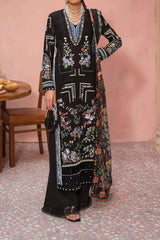 The Painted Garden By Afrozeh Unstitched 3 Piece Emb Lawn Suit-AEF-03-Midnight Muse