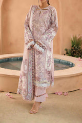 The Painted Garden By Afrozeh Unstitched 3 Piece Emb Lawn Suit-AEF-09-Honeysuckle