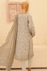 Asasa By HZ Unstitched 3 Piece Printed & Emb Lawn Vol-02 Suit-AEL-19