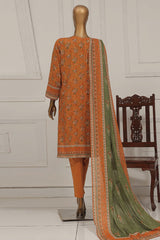 Asasa By HZ Unstitched 3 Piece Emb Lawn Vol-01 Suit-AEL-254