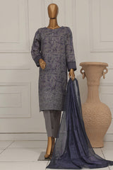 Asasa By HZ Unstitched 3 Piece Emb Lawn Vol-01 Suit-AEL-257