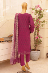 Asasa By HZ Unstitched 3 Piece Printed & Emb Lawn Vol-02 Suit-AEL-49