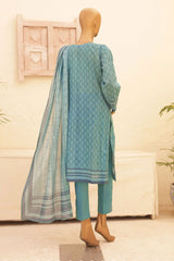 Asasa By HZ Unstitched 3 Piece Printed & Emb Lawn Vol-02 Suit-AEL-50