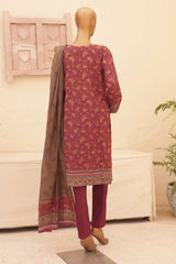Asasa By HZ Unstitched 3 Piece Printed & Emb Lawn Vol-02 Suit-AEL-56
