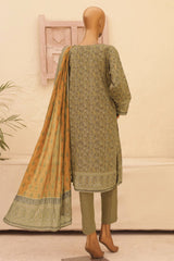 Asasa By HZ Unstitched 3 Piece Printed & Emb Lawn Vol-02 Suit-AEL-58