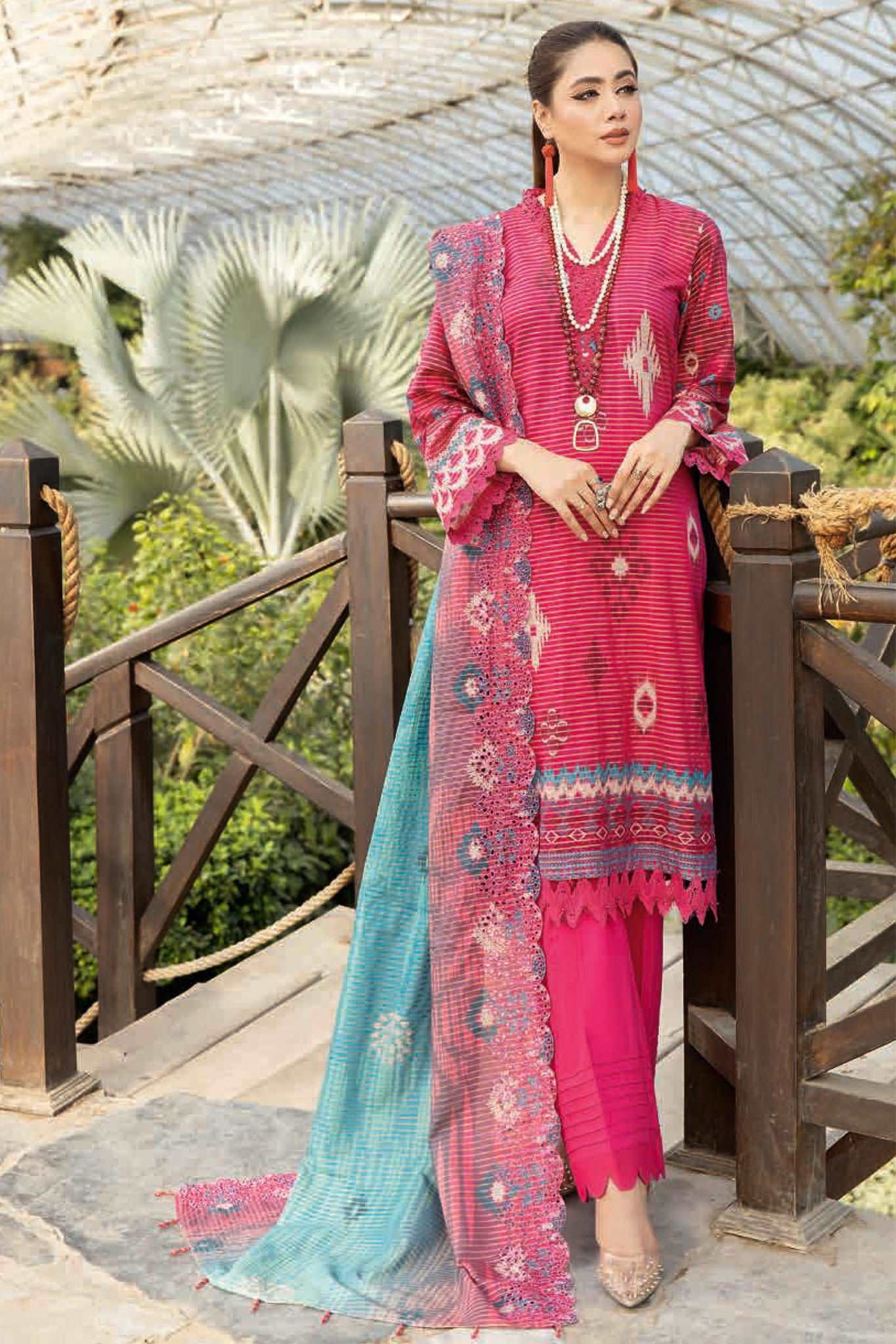 Aafreen by Riaz Arts Unstitched 3 Piece Digital Printed Zari Lawn Collection'2023-AF-15