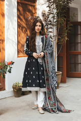 Zara Shahjahan Unstitched 3 Piece Eid Luxury Lawn Suit-D22-Afreen-A