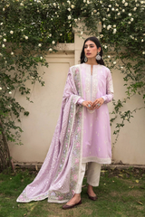 Zara Shahjahan Unstitched 3 Piece Eid Luxury Lawn Suit-D22-Afreen-B