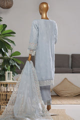 Mahpara By Sada Bahar Stitched 3 Piece Festive Formals Vol-09 Suit-AG-26-Sky Blue