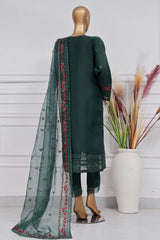 Mahpara by Sada Bahar Stitched 3 Piece Festive Formals Vol-15 Collection-AG-30-Green