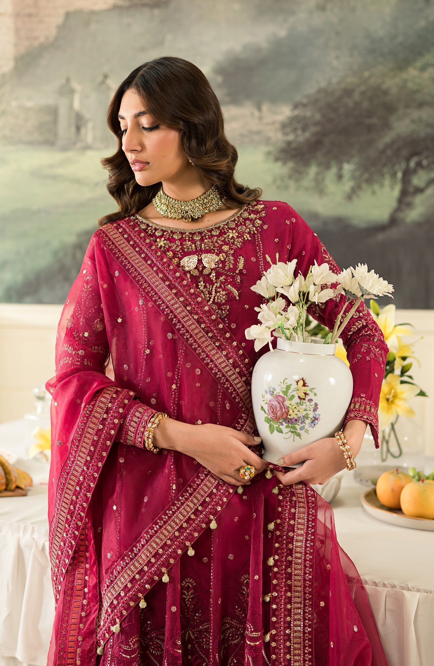 Suave By Emaan Adeel Unstitched 3 Piece Luxury Formals Collection'2024-Salvia