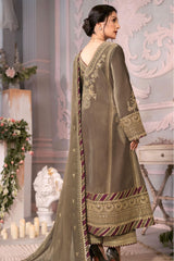 The Ayeza Edit Makhmal by Asim Jofa Unstitched 3 Piece Royal Velvet Suit-AJAM-03