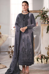 The Ayeza Edit Makhmal by Asim Jofa Unstitched 3 Piece Royal Velvet Suit-AJAM-05