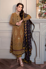 The Ayeza Edit Makhmal by Asim Jofa Unstitched 3 Piece Royal Velvet Suit-AJAM-07