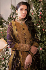 The Ayeza Edit Makhmal by Asim Jofa Unstitched 3 Piece Royal Velvet Suit-AJAM-07