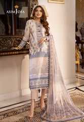 Asim Jofa Asra '23 Ajas-05 Designers Embroidered Stitched 3 Pcs