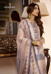 Asim Jofa Asra '23 Ajas-05 Embroidered Cambric (3-Pcs)