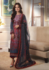 Asim Jofa Asra '23 Ajas-07 Embroidered Cambric (3-Pcs)