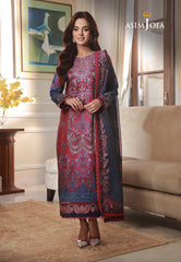 Asim Jofa Asra '23 Ajas-07 Embroidered Cambric (3-Pcs)