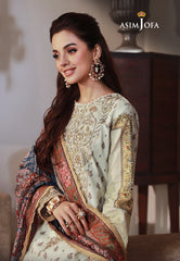 Asim Jofa Asra '23 Ajas-08 Embroidered Cambric  (3-Pcs)