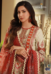 Asim Jofa Asra '23 Ajas-10 Embroidered Cambric  (3-Pcs)
