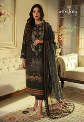 Asim Jofa Asra '23 Ajas-11 (3-Pcs) Printed Cambric 3 Pcs