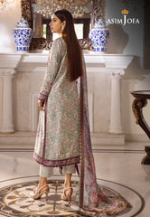 Asim Jofa Asra '23 Ajas-13 Designers Embroidered Stitched 3 Pcs