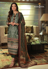 Asim Jofa Asra '23 Ajas-18 (2-Pcs) Printed Cambric 2 Pcs