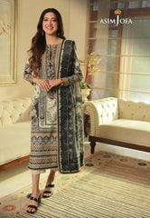 Asim Jofa Asra '23 Ajas-19 (2-Pcs) Printed Cambric 2 Pcs