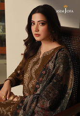 Asim Jofa Asra '23 Ajas-22 Designers Embroidered Stitched 3 Pcs