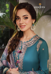 Asim Jofa Asra '23 Ajas-24 Embroidered Cambric (3-Pcs)