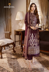 Asim Jofa Asra '23 Ajas-29 Embroidered  Cambric (3-Pcs)