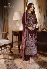 Asim Jofa Asra '23 Ajas-29 Embroidered  Cambric (3-Pcs)