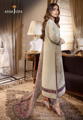 Asim Jofa Asra '23 Ajas-30 Designers Embroidered Stitched 3 Pcs